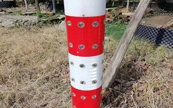 中山太陽(yáng)能警示柱安裝案例